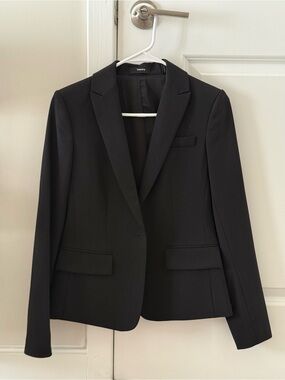 Theory Black Wool Blazer